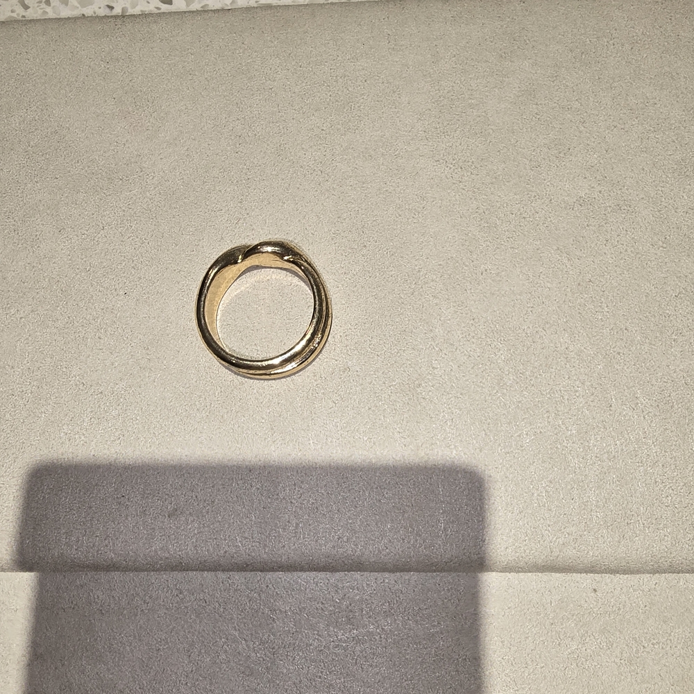Gold Twisted Ring - image 4